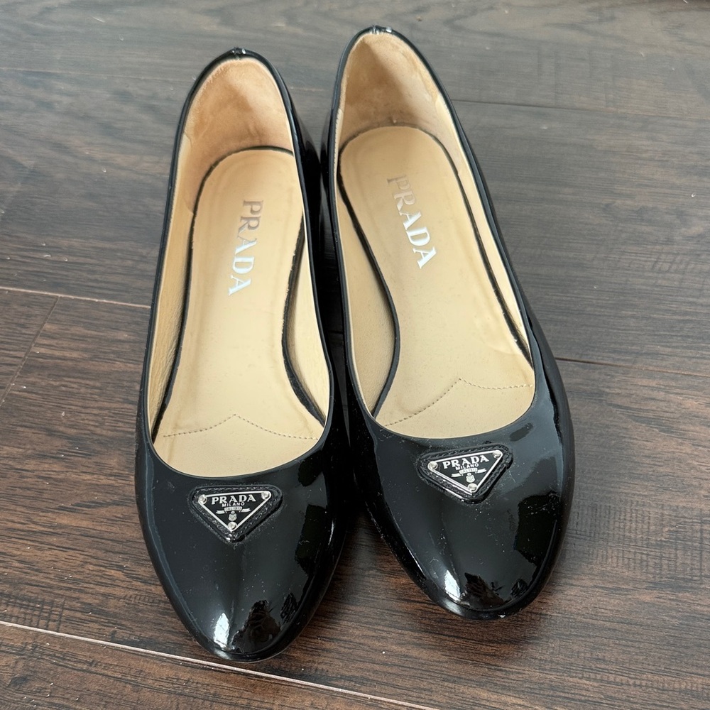 Prada Glossy Black Women's Loafers